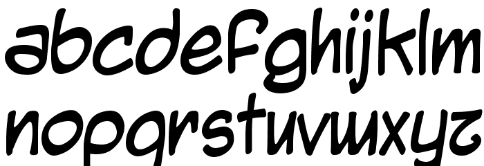 Mighty Zeo Font LOWERCASE