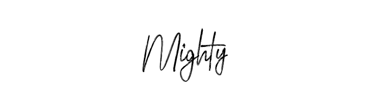 Mighty  Frei Schriftart Herunterladen