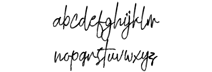 Mighty Font LOWERCASE