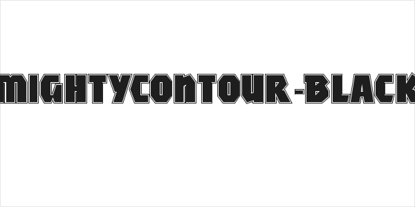 MightyContour-Black Logo