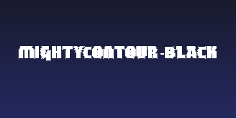 MightyContour-Black Social Header