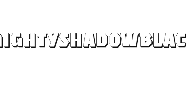 MightyShadowBlack Logo