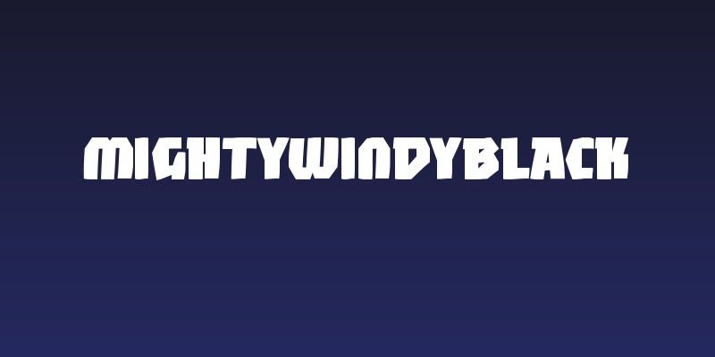 MightyWindyBlack Social Header