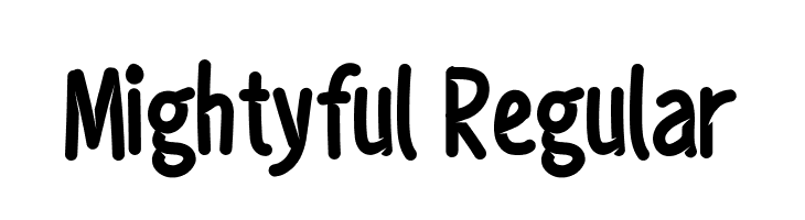 Mightyful Regular  Descarca Fonturi Gratis