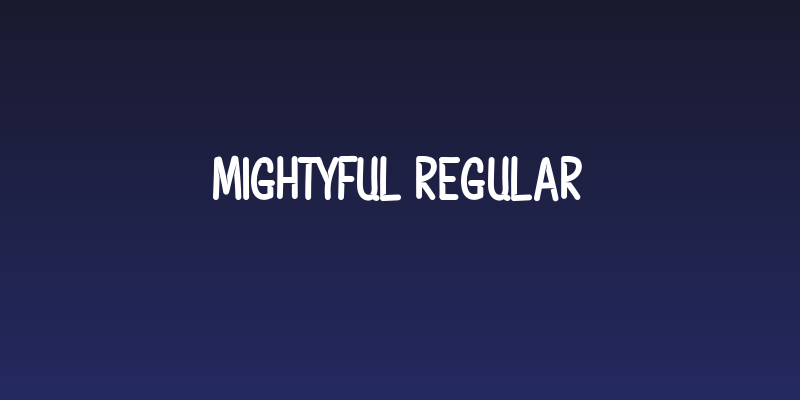 Mightyful Regular Social Header
