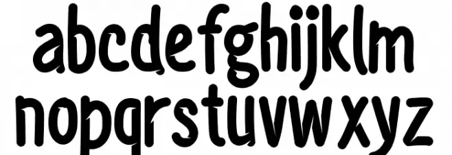 Mightyful Regular Шрифта строчной