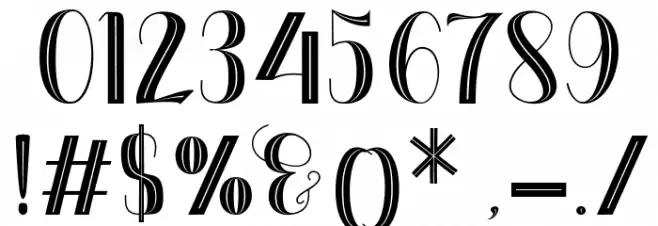 Mightyman Font OTHER CHARS