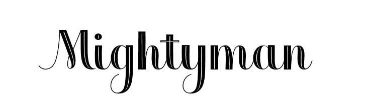 Mightyman  font caratteri gratis