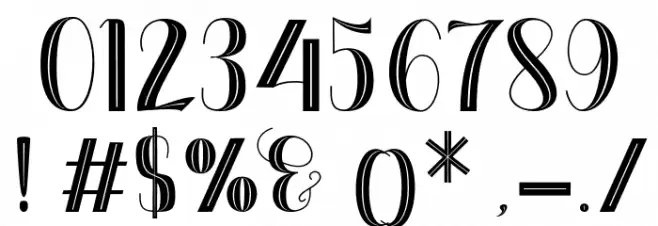 Mightyman Font OTHER CHARS