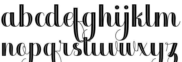 Mightyman Font LOWERCASE