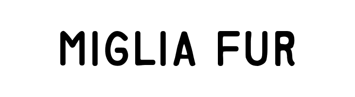 Miglia Fur  les polices de caractères gratuit tlcharger