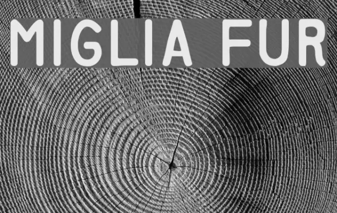 Miglia Fur Font examples