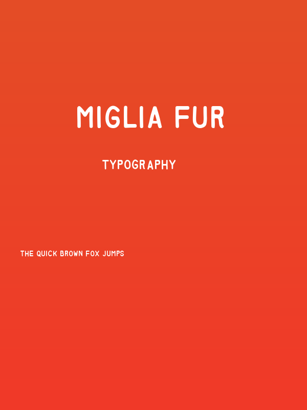 Miglia Fur Poster