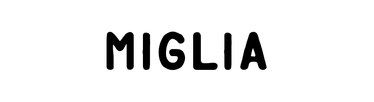 Miglia  font caratteri gratis