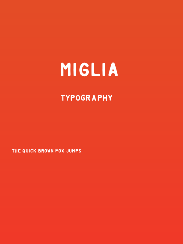 Miglia Poster