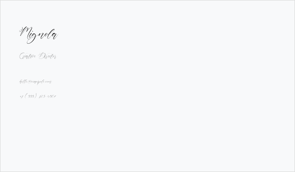 Mignola Business Card