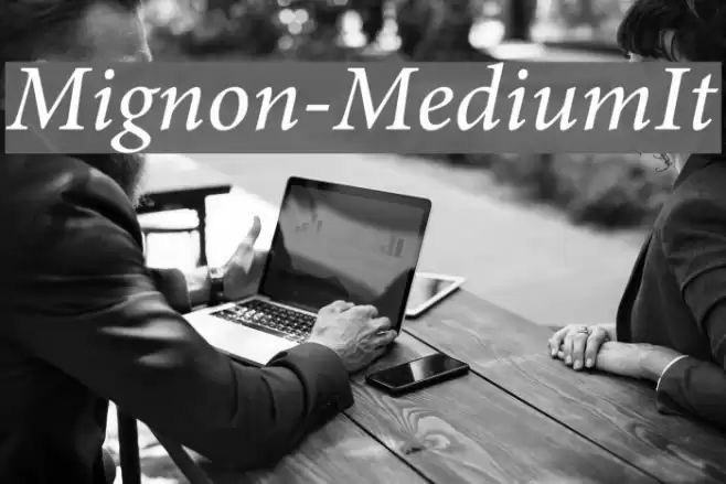 Mignon-MediumIt examples