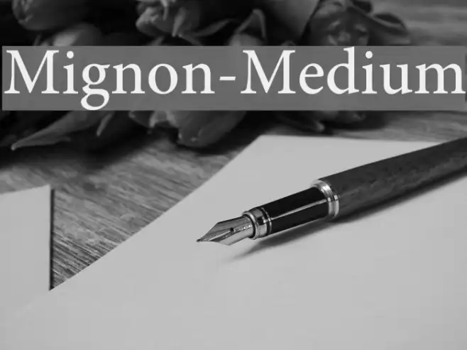 Mignon-Medium Example 1