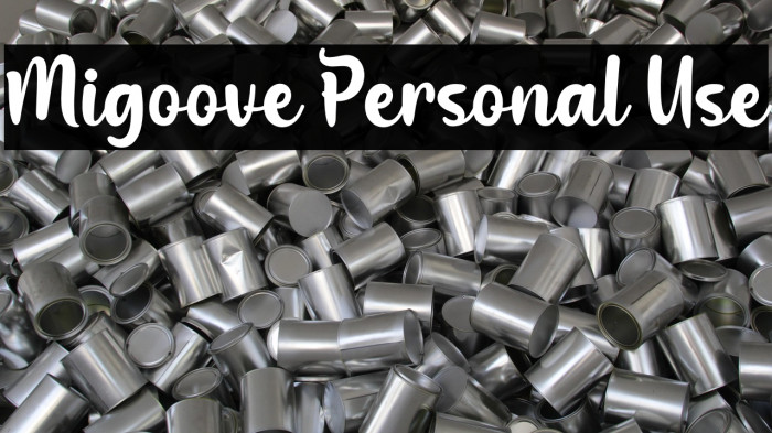 Migoove Personal Use Example 1