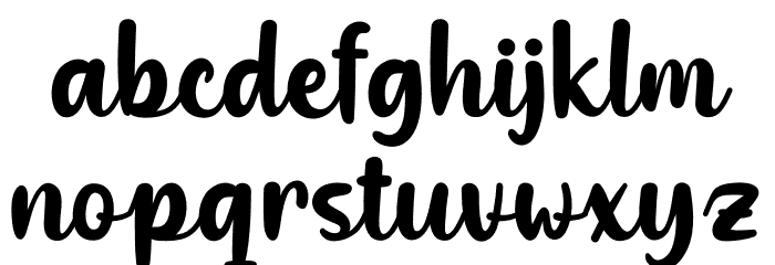 Migoove Personal Use Font LOWERCASE