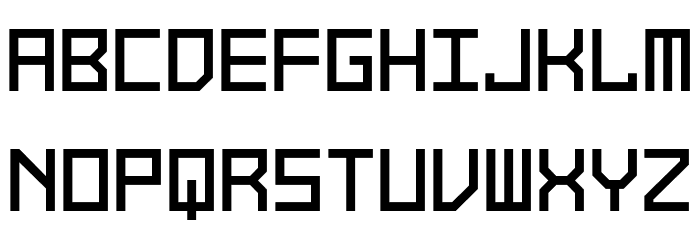 Migraine Machine Font LOWERCASE