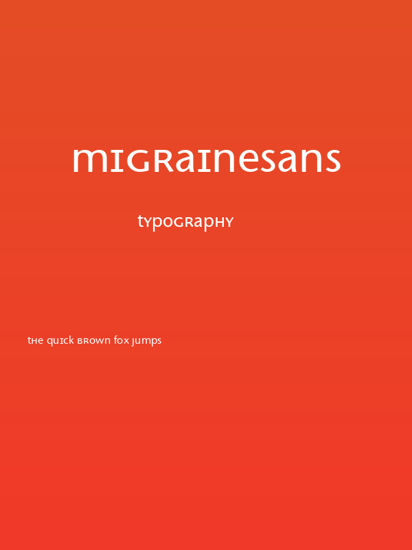 MigraineSans Poster