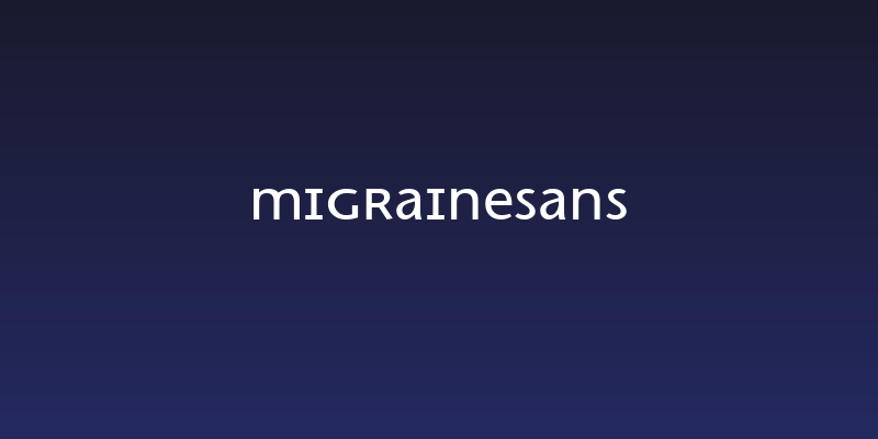 MigraineSans Social Header