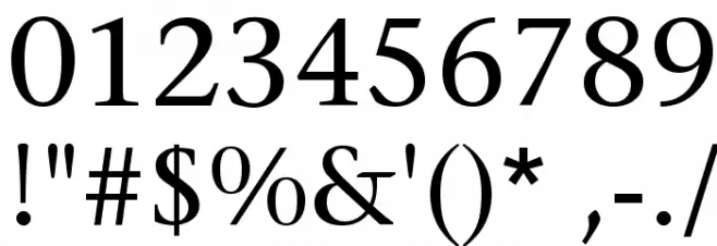 MigraineSerif Font OTHER CHARS