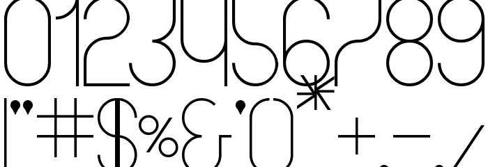 Migrator Font OTHER CHARS