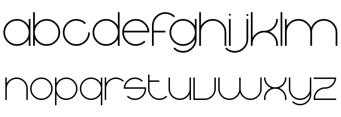 Migrator Font LOWERCASE