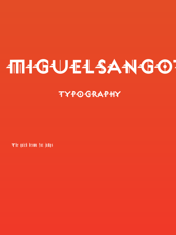 MiguelSangotisch Poster