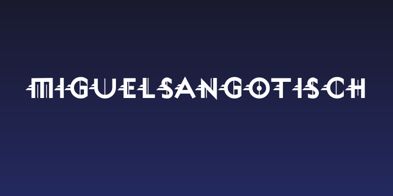 MiguelSangotisch Social Header