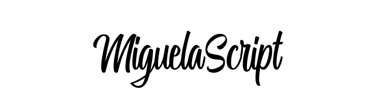 MiguelaScript  Скачать бесплатные шрифты