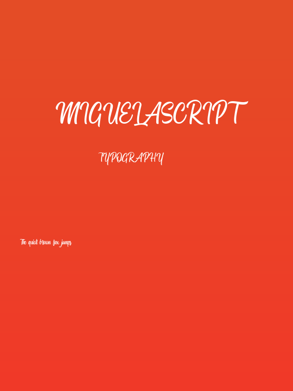 MiguelaScript Poster