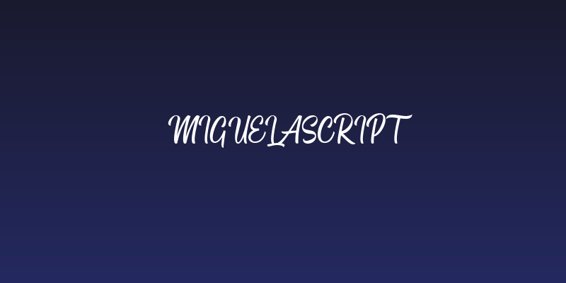 MiguelaScript Social Header