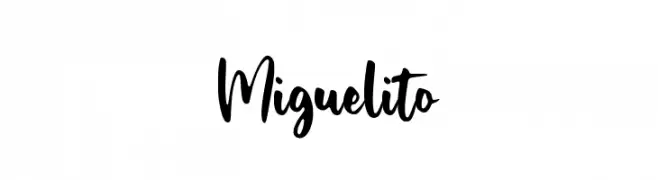 Miguelito  les polices de caractères gratuit tlcharger