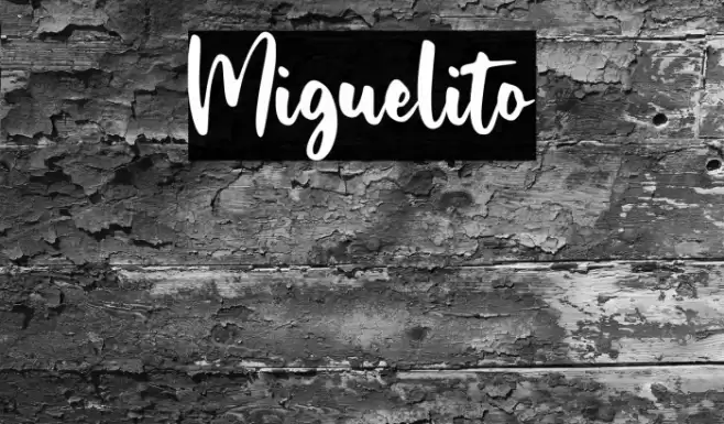 Miguelito Font examples