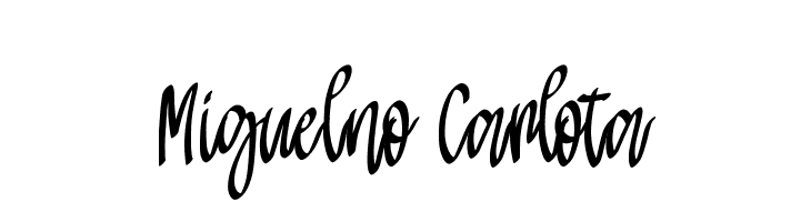 Miguelno Carlota  免费字体下载