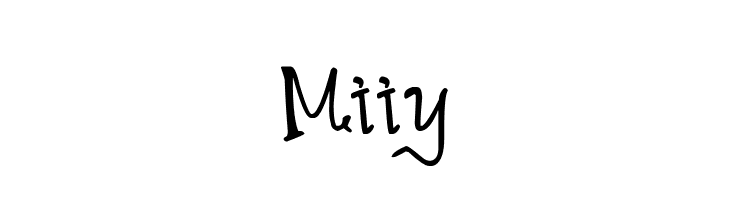 Miiy  नि: शुल्क फ़ॉन्ट्स डाउनलोड