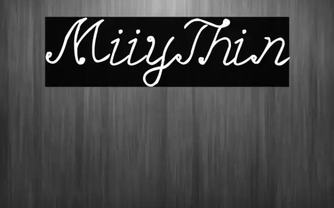 MiiyThin Example 2