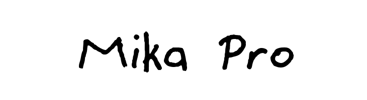 Mika Pro  免费字体下载