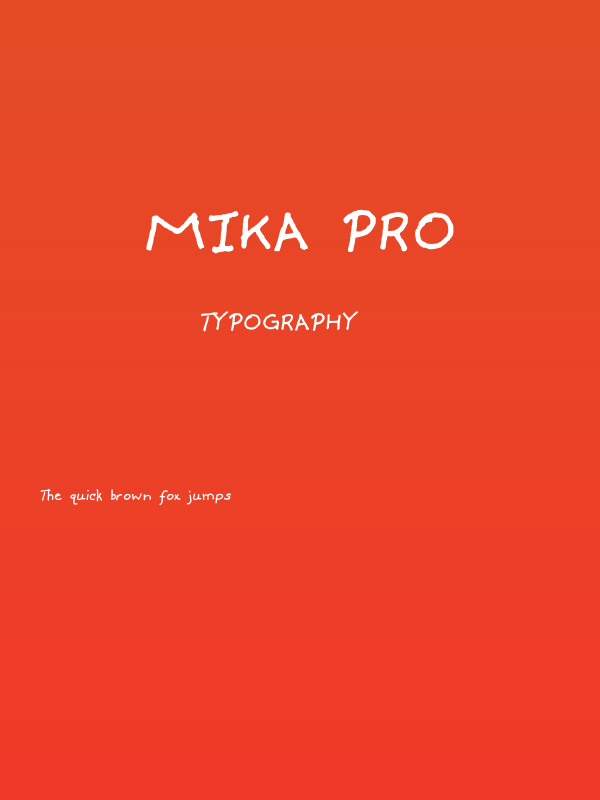 Mika Pro Poster
