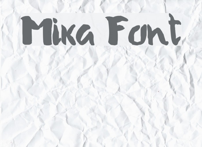 Mika Font examples