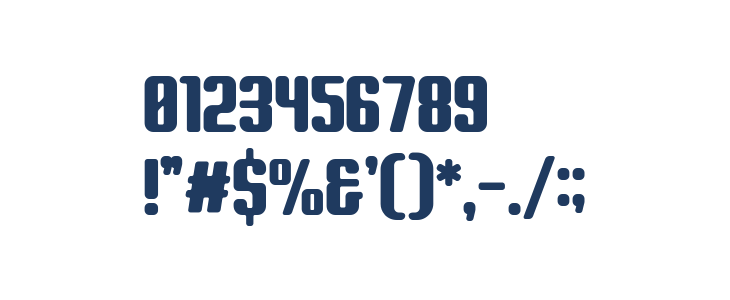 Mikado Bold Other Characters