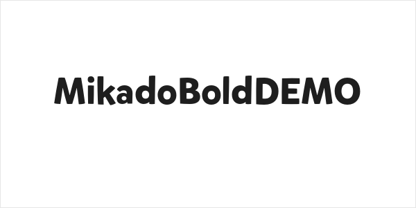 MikadoBoldDEMO Logo