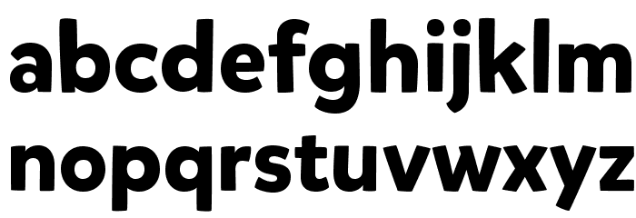 MikadoBoldDEMO Font LOWERCASE