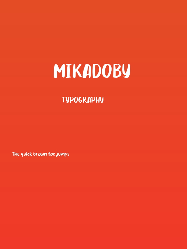 Mikadoby Poster