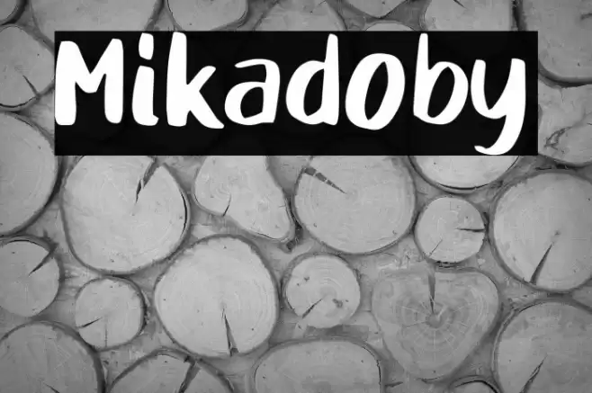 Mikadoby Font examples