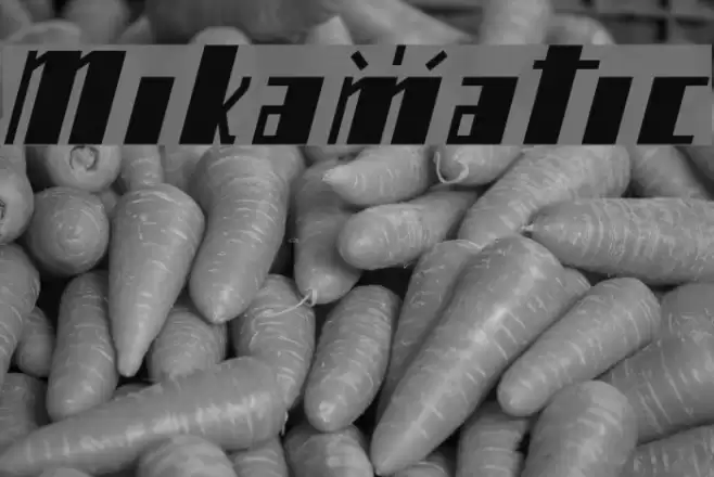 Mikamatic Font examples
