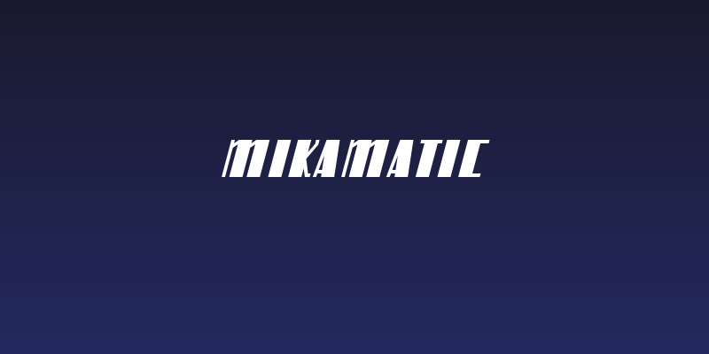 Mikamatic Social Header